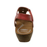 Scholl Orthaheel Julie Womens Comfort Supportive Wedge Leather Sandals