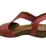 Scholl Orthaheel Julie Womens Comfort Supportive Wedge Leather Sandals