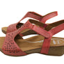 Scholl Orthaheel Julie Womens Comfort Supportive Wedge Leather Sandals