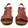 Scholl Orthaheel Julie Womens Comfort Supportive Wedge Leather Sandals