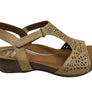 Scholl Orthaheel Julie Womens Comfort Supportive Wedge Leather Sandals
