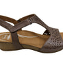 Scholl Orthaheel Julie Womens Comfort Supportive Wedge Leather Sandals