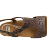 Scholl Orthaheel Julie Womens Comfort Supportive Wedge Leather Sandals