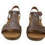 Scholl Orthaheel Julie Womens Comfort Supportive Wedge Leather Sandals