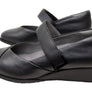 Homyped Lavish MJ Womens Leather Mary Jane Wedge Shoes