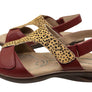 Homyped Devika Womens Comfortable Supportive Leather Wide Fit Sandals