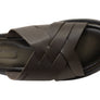 Democrata Pauly Mens Leather Comfortable Slide Sandals Made In Brazil