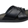 Democrata Pauly Mens Leather Comfortable Slide Sandals Made In Brazil