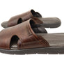 Democrata Jeff Mens Leather Comfortable Slide Sandals Made In Brazil