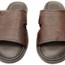 Democrata Jeff Mens Leather Comfortable Slide Sandals Made In Brazil
