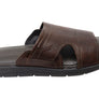 Democrata Jeff Mens Leather Comfortable Slide Sandals Made In Brazil
