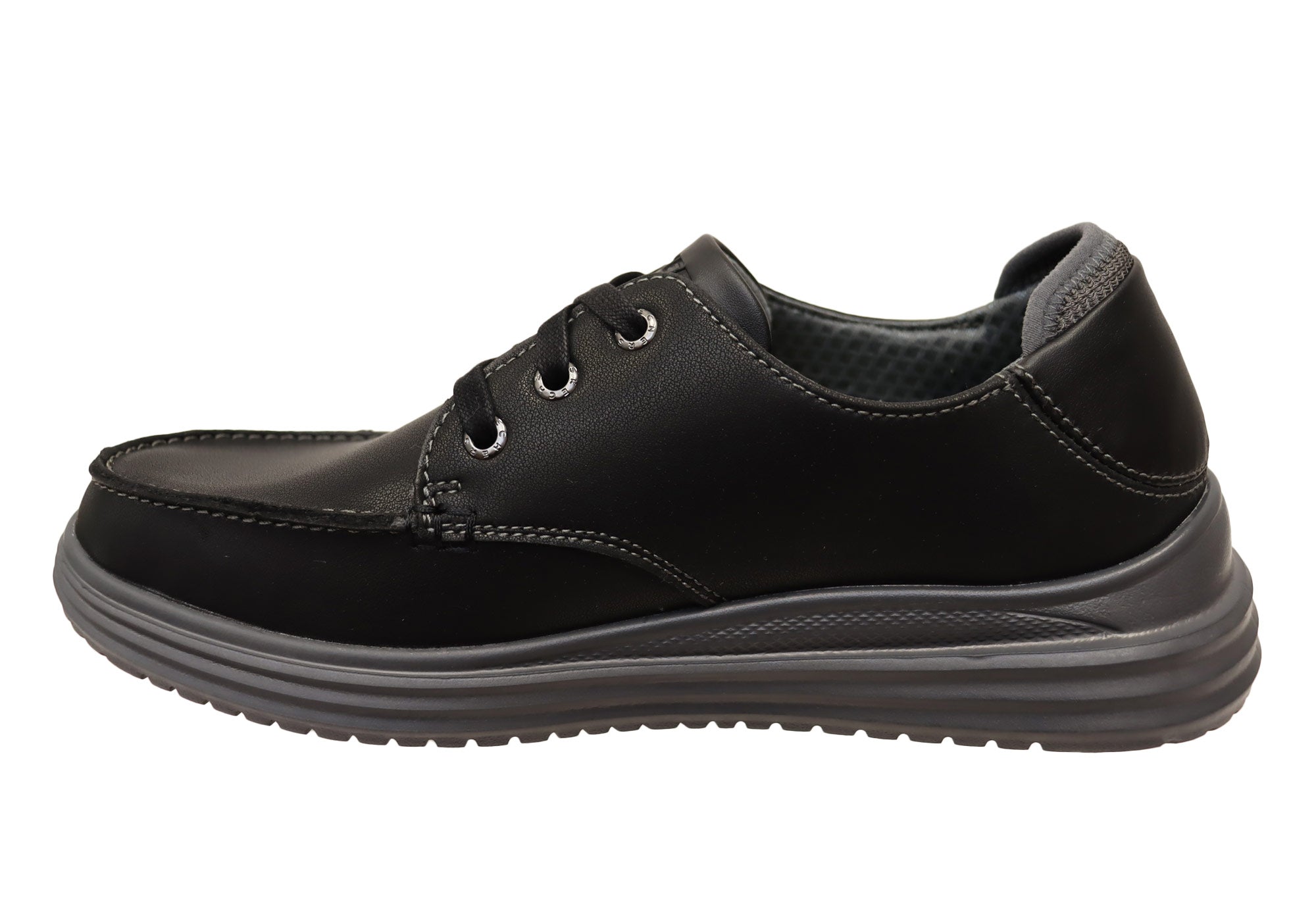 Skechers Mens Proven Valargo Comfortable Leather Lace Up Shoes