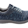 Traq by Alegria Goalz Womens Comfortable Lace Up Sneakers