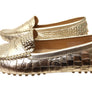 Savelli Stephanie Womens Comfort Leather Loafer Shoes Made In Brazil