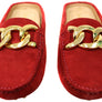 Savelli Paula Womens Brazilian Leather Closed Toe Open Back Mules