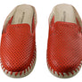 Bottero Holland Womens Comfort Leather Closed Toe Open Back Mules
