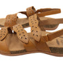 Scholl Orthaheel Able II Womens Comfortable Supportive Leather Sandals