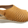 Scholl Orthaheel Tulsa Womens Comfortable Leather Wedge Sandals