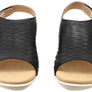 Scholl Orthaheel Tulsa Womens Comfortable Leather Wedge Sandals