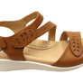 Scholl Orthaheel Tana Womens Comfortable Leather Wedge Sandals