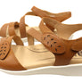Scholl Orthaheel Tana Womens Comfortable Leather Wedge Sandals