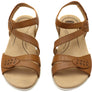 Scholl Orthaheel Tana Womens Comfortable Leather Wedge Sandals