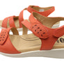 Scholl Orthaheel Tana Womens Comfortable Leather Wedge Sandals