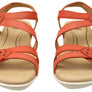 Scholl Orthaheel Tana Womens Comfortable Leather Wedge Sandals