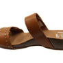 Scholl Orthaheel Jaylah Womens Comfortable Leather Slides Sandals