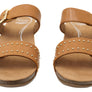 Scholl Orthaheel Jaylah Womens Comfortable Leather Slides Sandals
