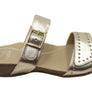 Scholl Orthaheel Jaylah Womens Comfortable Leather Slides Sandals