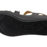 Scholl Orthaheel Tana Womens Comfortable Leather Wedge Sandals