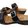 Scholl Orthaheel Jaylah Womens Comfortable Leather Slides Sandals