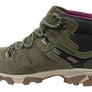 Hi Tec Womens Comfortable Ravus Adventure Mid Waterproof Hiking Boots