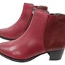 Scholl Orthaheel Heaven Womens Comfortable Leather Ankle Boots