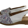 Lola Canales Loreta Womens Comfort Leather Wedge Sandals Made In Spain
