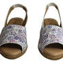Lola Canales Loreta Womens Comfort Leather Wedge Sandals Made In Spain