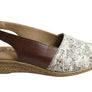 Lola Canales Loreta Womens Comfort Leather Wedge Sandals Made In Spain