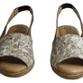 Lola Canales Loreta Womens Comfort Leather Wedge Sandals Made In Spain