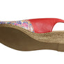 Lola Canales Loreta Womens Comfort Leather Wedge Sandals Made In Spain
