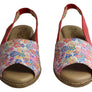 Lola Canales Loreta Womens Comfort Leather Wedge Sandals Made In Spain