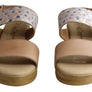 Lola Canales Ava Womens Comfort Leather Wedge Sandals Made In Spain