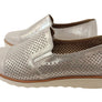 CC Resorts Andrea Womens Comfortable Leather Casual Flats