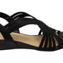 Bellissimo Angela Womens Comfortable Low Wedge Sandals