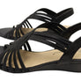 Bellissimo Angela Womens Comfortable Low Wedge Sandals