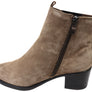 Caprice Jade Womens Comfort Mid Heel Leather Wide Fit Ankle Boots