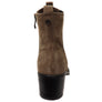 Caprice Jade Womens Comfort Mid Heel Leather Wide Fit Ankle Boots