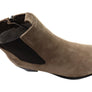 Caprice Jade Womens Comfort Mid Heel Leather Wide Fit Ankle Boots