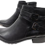 Caprice Nadine Womens Wide Fit Comfortable Leather Ankle Boots