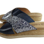Lola Canales Anita Womens Comfort Leather Slides Sandals Made In Spain